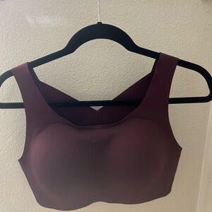 Lululemon enlite bra. Wine (dark adobe?). 38c